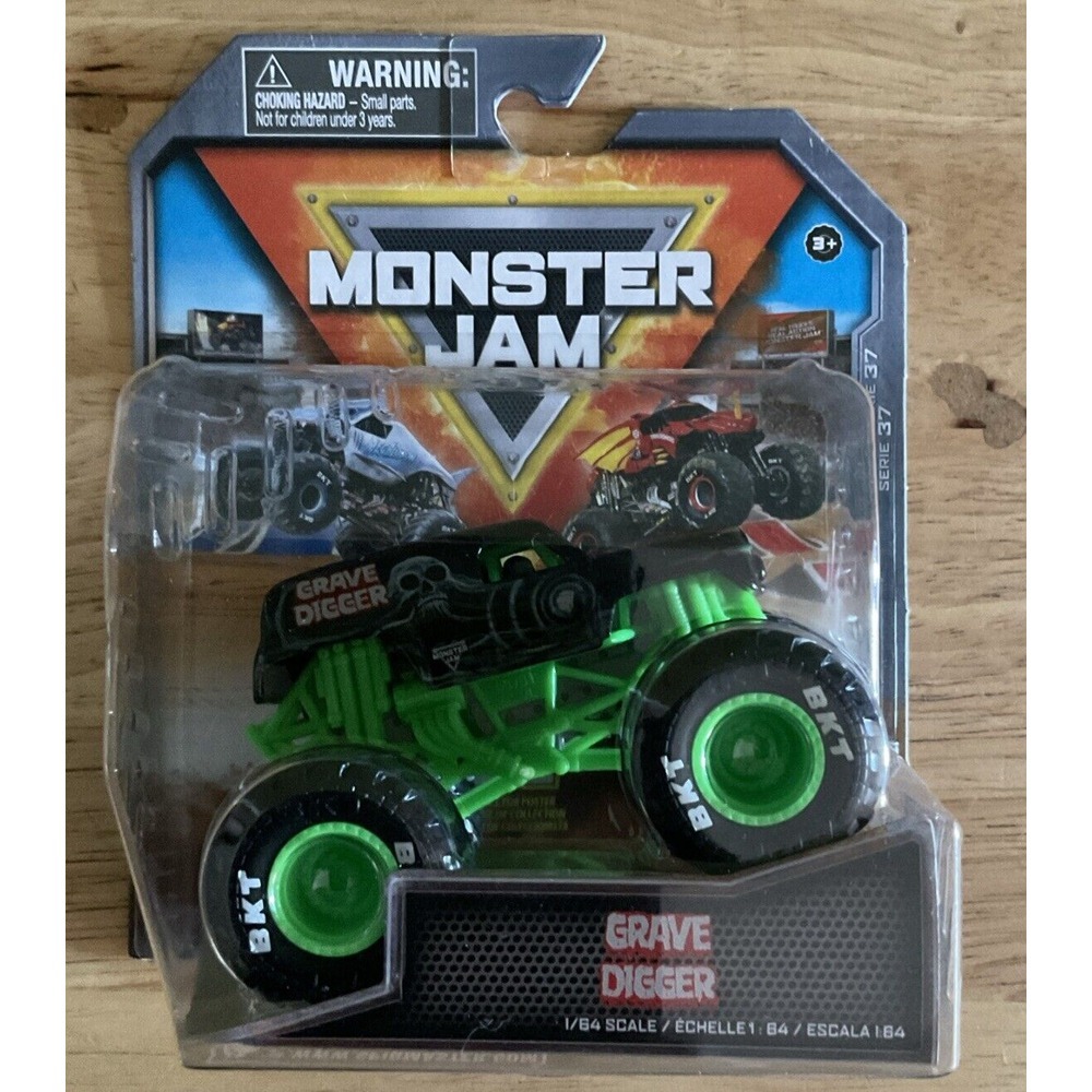 2024 Spin Master Monster Jam Monster Truck Grave Digger, Series 37, NIB